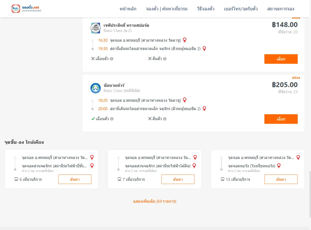 ตารางเที่ยวรถ ศาลาทางหลวงพรหมบุรี ไป คิวรถตู้หมอชิต2 ภาพที่ 5